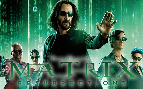 Matrix Resurrections(マトリックス レザレクションズ)のBD/DVDラベルをつくってみた